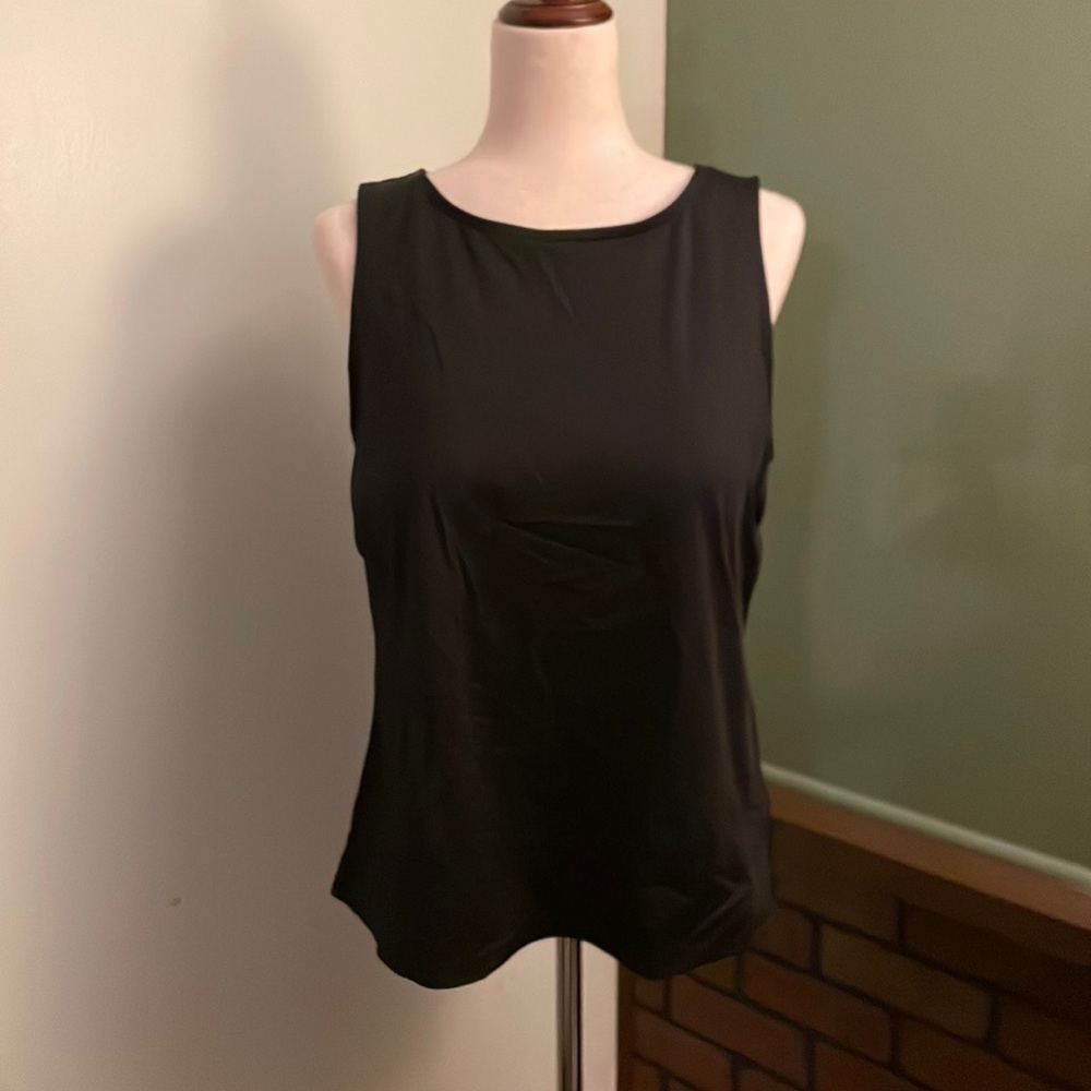 16 W Lands End Tankini Swim Top A03 6538